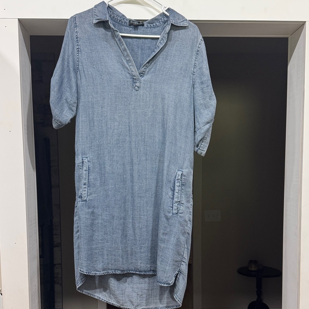 Velvet Heart Light Blue Denim Shirt Dress